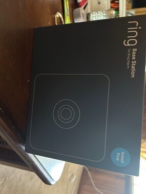 Ring Base Station - Black Box with Blue Accent